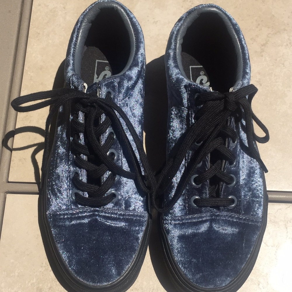 Vans old skool/velvet gray/black size 6 - Picture 2 of 8